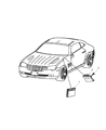 Chrysler Crossfire Engine Control Module Diagram - 68027422AC