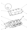 Dodge Intrepid Cylinder Head Gasket Diagram - 4792129AB