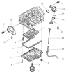 Dodge Magnum Dipstick Diagram - 4792863AA
