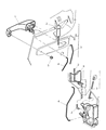 Dodge Ram Wagon Door Handle Diagram - 55359038AA