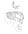 Jeep Compass Timing Cover Diagram - 68325906AA