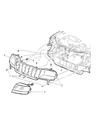 Jeep Grand Cherokee Headlight Diagram - 55155553AE