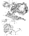 Chrysler Sebring Engine Mount Diagram - 4578020AB