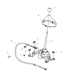 Chrysler PT Cruiser Shift Knob Diagram - 1BX45BDAAB