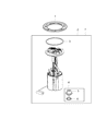 Ram 1500 Fuel Level Sensor Diagram - 68399000AB