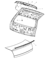 Chrysler Spoiler Diagram - 1AK18WS2AA