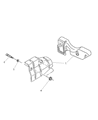 2002 Dodge Dakota Exhaust Heat Shield Diagram - 53031040AB