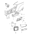 2011 Dodge Grand Caravan Engine Control Module Diagram - 5150562AB
