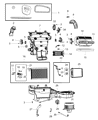 Jeep Heater Core Diagram - 68079484AA