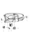 Ram C/V Headlight Switch Diagram - 68072002AB