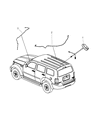 2009 Dodge Nitro Antenna Cable Diagram - 56040837AD