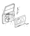 Jeep Wrangler Window Regulator Diagram - 55076025AD