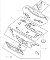Chrysler Concorde Dash Panels Diagram - 5003292AC