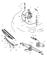 Dodge Intrepid Windshield Wiper Diagram - WB000024AE