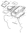 Jeep Commander Sunroof Diagram - 55369058AD