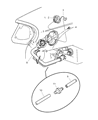 Chrysler Gas Cap Diagram - 5102290AA