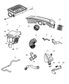 Jeep Commander Air Filter Diagram - 5018777AB