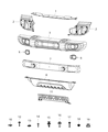 2018 Jeep Wrangler Bumper Diagram - 6BU41RXFAB