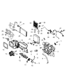 Dodge Sprinter 3500 Heater Core Diagram - 68012682AA
