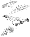 2020 Ram 2500 Parking Brake Cable Diagram - 68207615AA