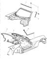 Dodge Viper Door Seal Diagram - 4865562AD