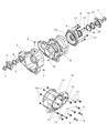 2005 Dodge Magnum Transfer Case Diagram - 5143611AA