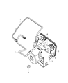 Jeep ABS Control Module Diagram - 68199237AF