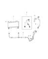 Dodge Viper Power Steering Hose Diagram - 5181395AC