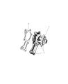 Jeep Wrangler Water Pump Diagram - 4666044BA