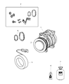 Dodge Viper A/C Compressor Diagram - 5181968AB