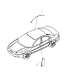 2014 Chrysler 200 Air Bag Diagram - 4645998AC