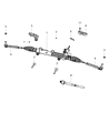 Chrysler Rack And Pinion Diagram - 4584569AD