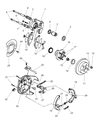 Dodge Intrepid Lug Nuts Diagram - 6504266