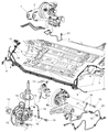 Chrysler Brake Line Diagram - 4860082AC