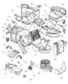 Chrysler Cirrus Evaporator Diagram - V9900004
