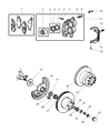 1998 Dodge Ram Van Brake Disc Diagram - 52009414