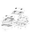 Jeep Wrangler Hood Latch Diagram - 68240952AD