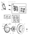 Ram Brake Caliper Diagram - 68037144AA