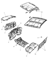 Ram 3500 Dash Panels Diagram - 68105179AB