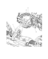 Dodge Avenger Engine Mount Diagram - 4743960AA