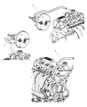 Dodge Neon Brake Booster Vacuum Hose Diagram - 5273111AB