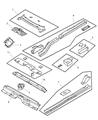Dodge Stratus Axle Beam Diagram - 4696813AC