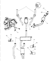 1997 Dodge Intrepid Exhaust Hanger Diagram - 4764047