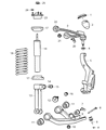 Jeep Bump Stop Diagram - 52109795AC