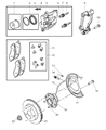 Ram Brake Caliper Bolt Diagram - 5166197AA