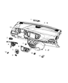Chrysler Voyager Dimmer Switch Diagram - 68360888AC