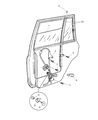 Jeep Cherokee Window Regulator Diagram - 55076293AD
