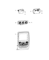 Dodge A/C Switch Diagram - 68158253AD