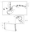 Jeep Compass A/C Hose Diagram - 68302519AG
