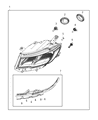 2021 Jeep Compass Headlight Diagram - 55112707AF